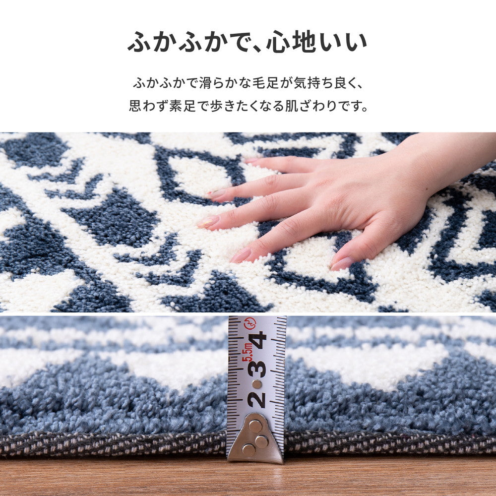 どんなインテリアにも合いやすいシンプルデザインの玄関マット ルイーズ