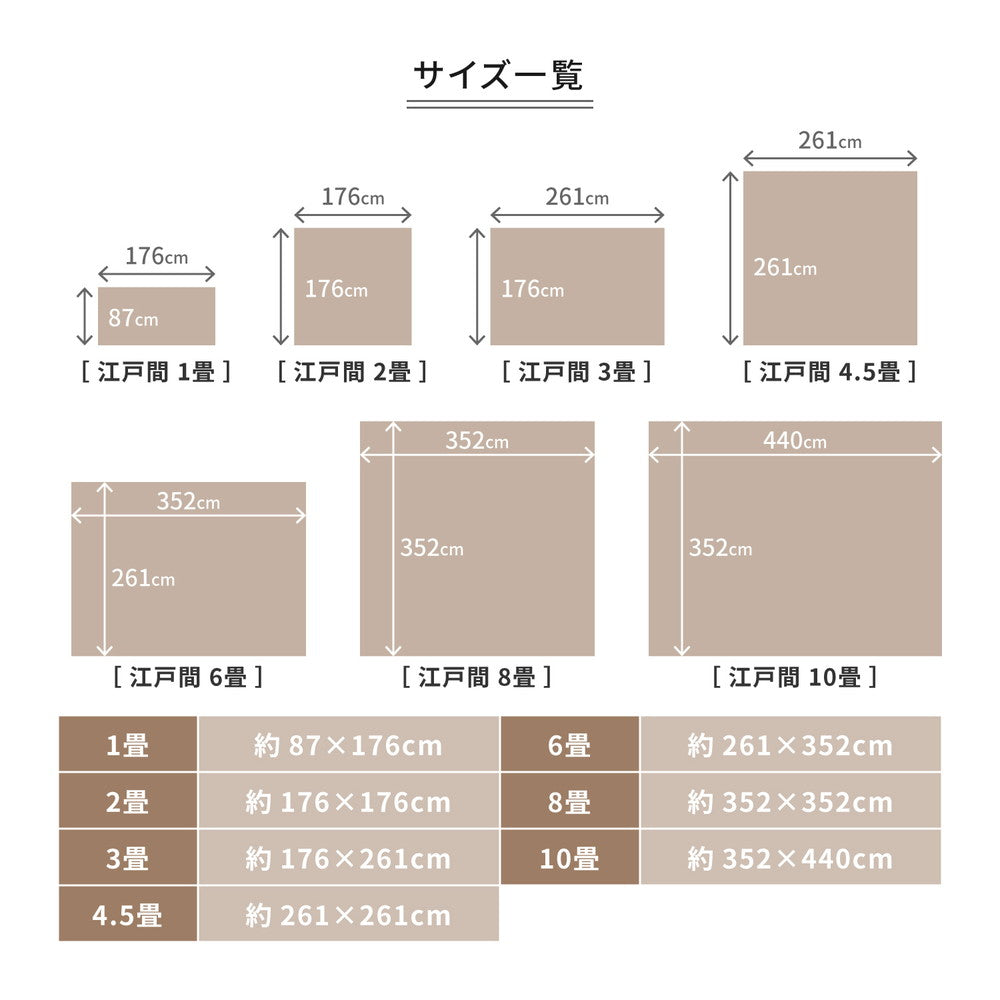 敷き詰めても中敷でもつかえる抗菌機能付き！抗菌・防臭加工の平織カーペット シオン