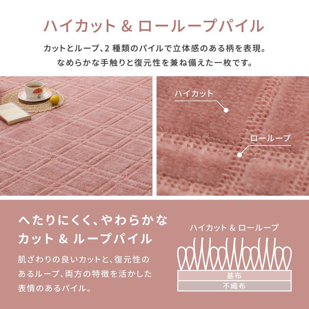敷き詰めても中敷でもつかえる抗菌機能付き！抗菌・防臭加工の平織カーペット シオン