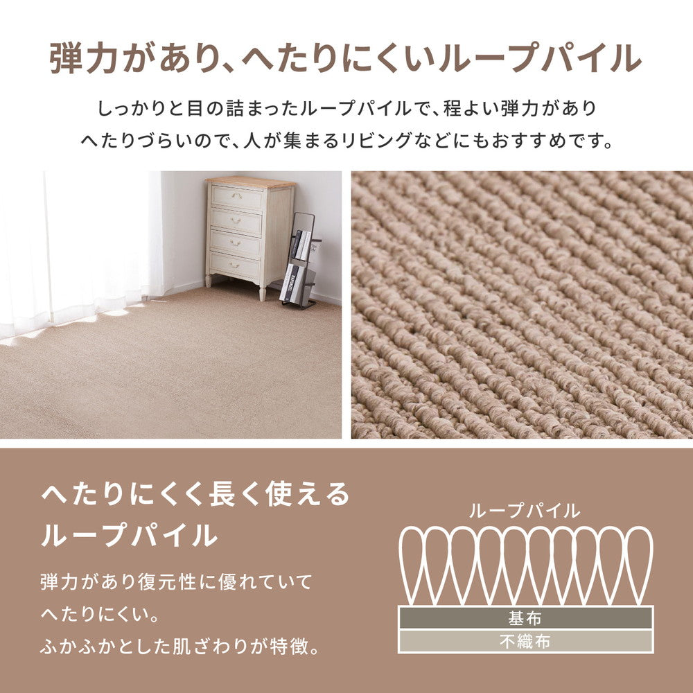 防音・防ダニ・抗菌機能付きのペットにやさしい抗菌カーペット ステラ