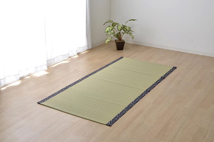 純国産い草のシーツ（寝ござ）「白水」シングル 約88×180cm（熊本県八代産イ草使用）