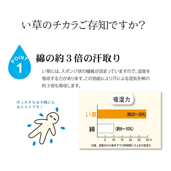 純国産い草のシーツ（寝ござ）「白水」シングル 約88×180cm（熊本県八代産イ草使用）