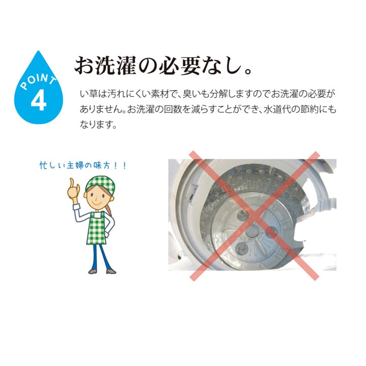 純国産い草のシーツ（寝ござ）「白水」シングル 約88×180cm（熊本県八代産イ草使用）