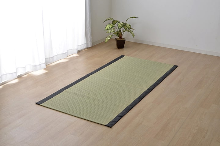 純国産い草のシーツ（寝ござ）「白水」シングル 約88×180cm（熊本県八代産イ草使用）