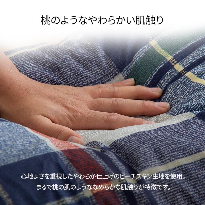 抗菌防臭・防ダニ機能付きで清潔！アレル物質を吸着分解するまくら（カバー付き） 約40×60cm