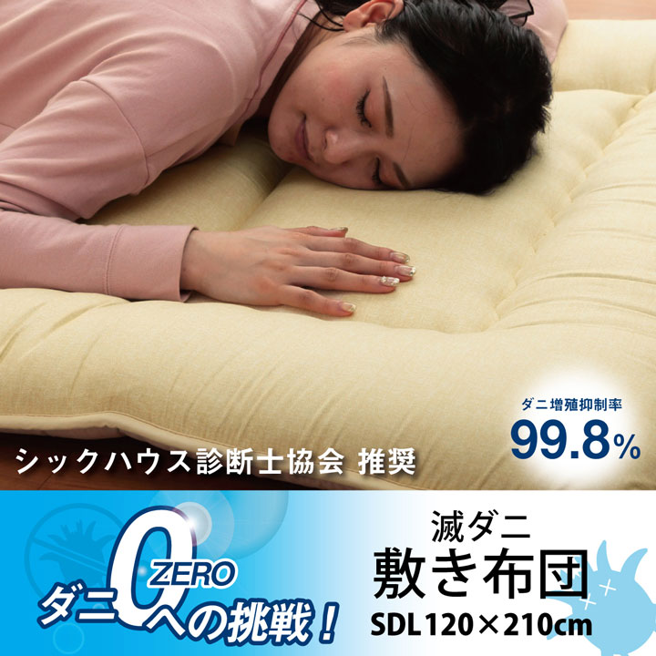 ダニZERO（ゼロ）への挑戦！減ダニ敷き布団