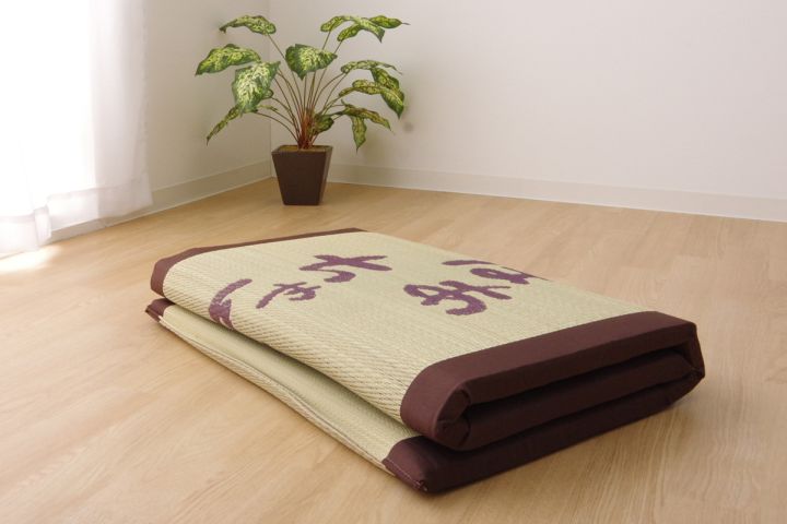 い草ごろ寝マット 「 おばあちゃん 私の場所マット 」約70×150cm（中:固わた40mm）