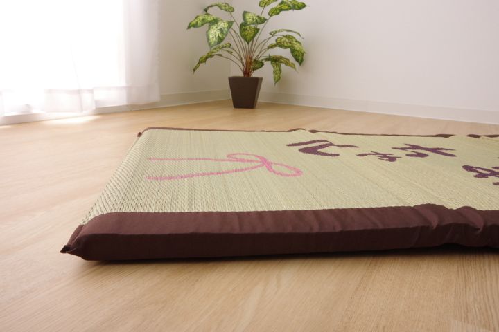 い草ごろ寝マット 「 おばあちゃん 私の場所マット 」約70×150cm（中:固わた40mm）