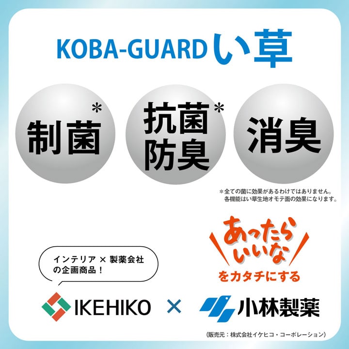 小林製薬の持続性抗菌剤【KOBA-GUARD(コバガード)】を使用したい草枕 くぼみ平枕 約50×30cm