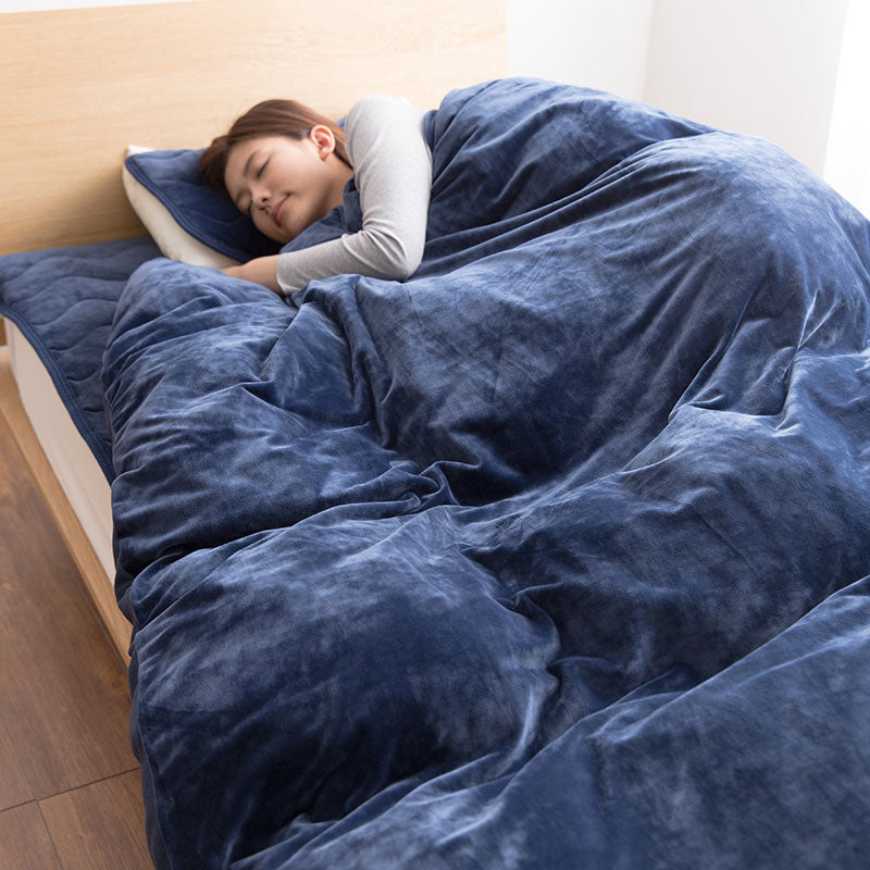 mofua うっとりなめらかパフ 布団を包める毛布 ブランケット