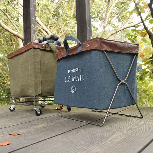 収納たっぷりでマルチに使える US MAIL フォールディングバッグ