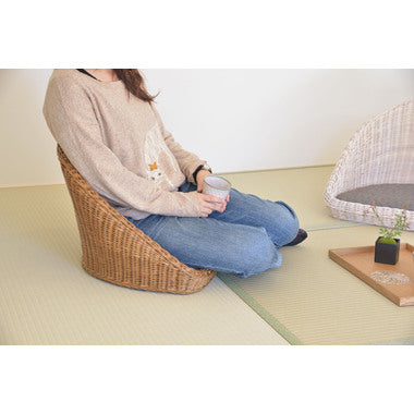 ラタン フロアチェア