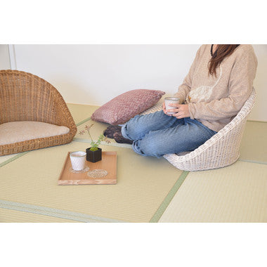 ラタン フロアチェア