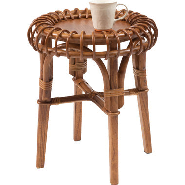 ラタンサイドテーブル