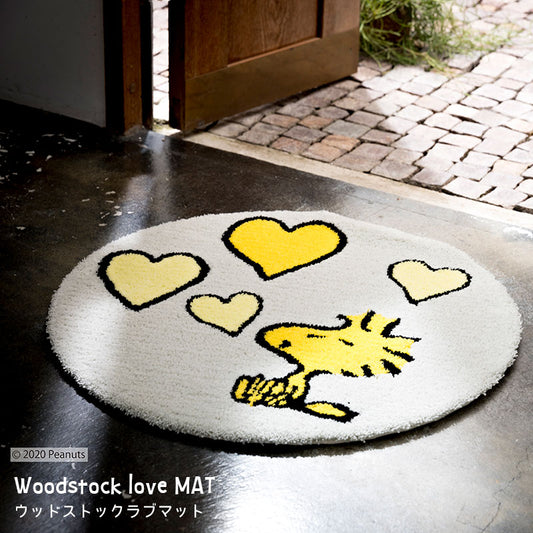 ウッドストックの甘 ～ い歌が聞こえてくる Woodstock love MAT - ウッドストックラブマット