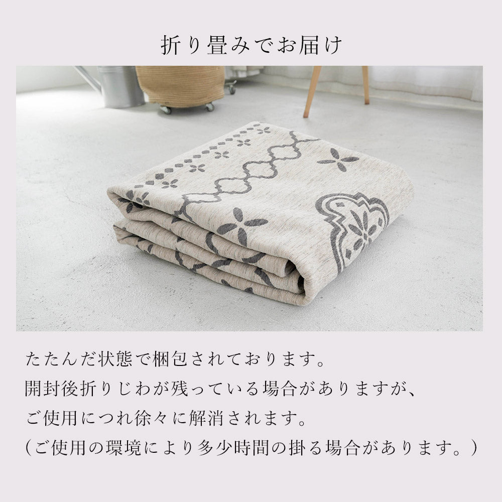 丈夫で軽い人気のモロッコタイルデザインをモチーフにしたゴブランシェニールラグ 4サイズ