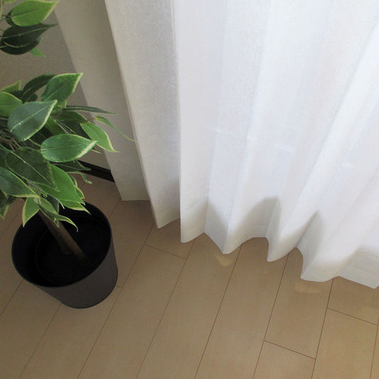 遮像・防炎・抗菌・ウォッシャブル機能の国産レースカーテン Blois - ブロワ（1枚入り）