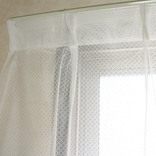 外から見えにくい・防炎加工を施したレースカーテン＜Hadly - ハドリー＞：7サイズ