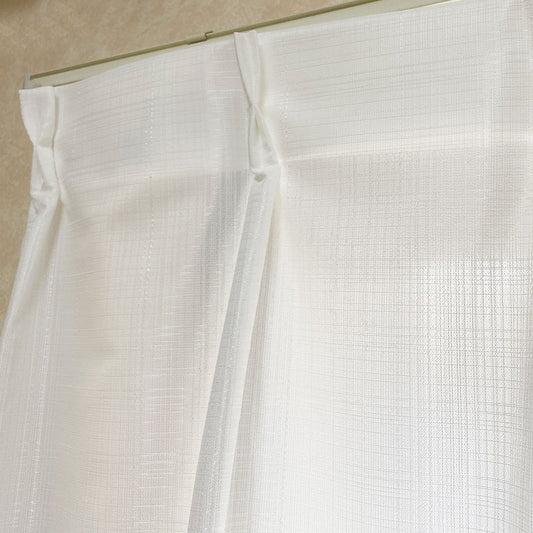 オールシーズン省エネに貢献するエコカーテン素材ecolier（エコリエ）を使用したレースカーテン ecosaver - エコセーバー(2枚入)