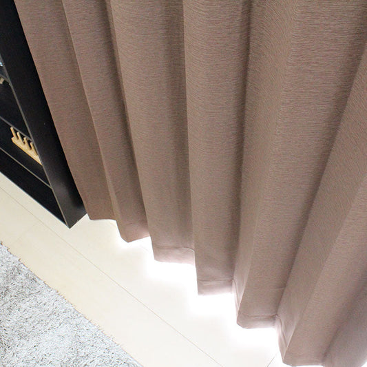 遮熱・防音・形状記憶・洗える1級遮光カーテン Readn - リードン ブラウン（1枚入り）