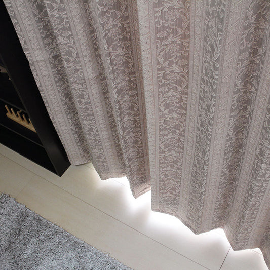 【裏地付き】高級感漂うエレガントでスタイリッシュなデザイン！保温性の高い裏地付き遮光カーテン - ヴィンテージ ブラウン（1枚入り）