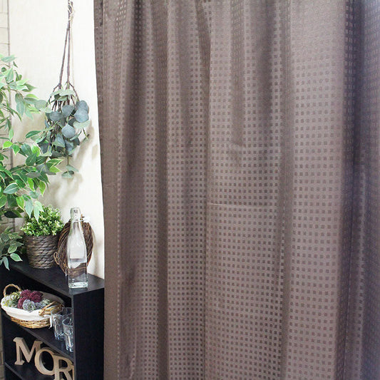 遮熱・防音・コーティング完全遮光カーテンGio - ジーオ ブラウン（1枚入り）