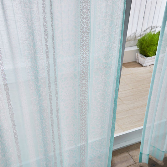 北欧カーテンシリーズ タテストライプの柄でコーディネート性抜群レースカーテン Pizzi VOILE - ピッツィ レース