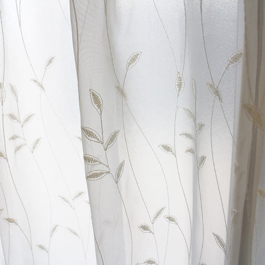 エレガントな刺繍がキレイなデザインのレースカーテン Fatih - ファティフ