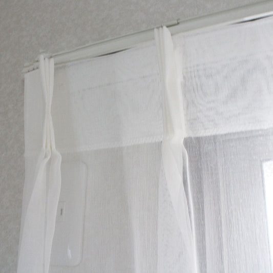 エレガントな刺繍がキレイなデザインのレースカーテン Kestel - ケステル