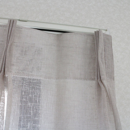 エレガントな刺繍がキレイなデザインのレースカーテン Yureir - ユレイル