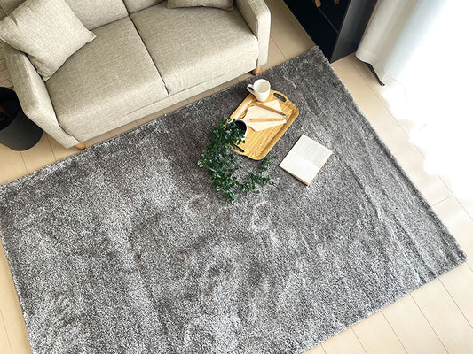 ナイロン素材100％！ふかふかさらさらボリュームラグジュアリーシャギーラグ Jeal - ジェール