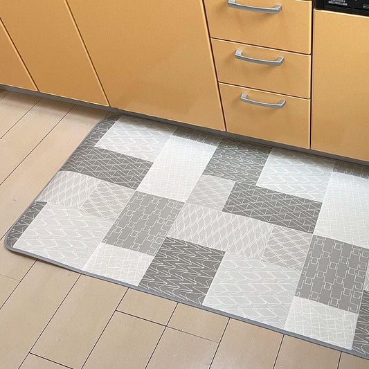 汚れても拭き取るだけでキレイ！はっ水・抗菌・防炎機能付きキッチンマット幅80cmタイプ＜Schalke - シャルケ＞