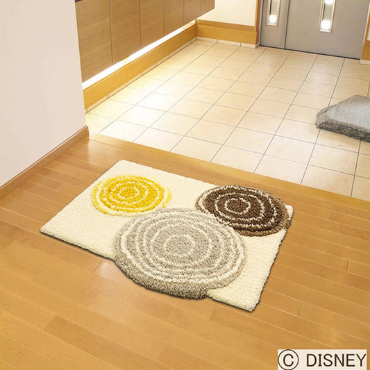 【Disney】ミツマルが飛び出したような変形がポイントの玄関マット MICKEY Ring MAT- ミッキー リングマット