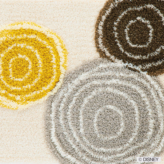 【Disney】ミツマルが飛び出したような変形がポイントの玄関マット MICKEY Ring MAT- ミッキー リングマット
