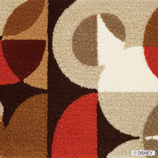 【Disney】ミツマルがモダンでかっこいいデザインの玄関マット MICKEY Semicircle MAT- ミッキー セミサークルマット