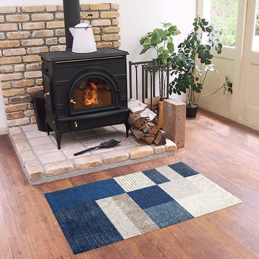 室内・屋外どちらでも使える機能性と丈夫さが魅力の洗える玄関マット 75×120cm  wash+dry(ウォッシュ アンド ドライ) Lanas