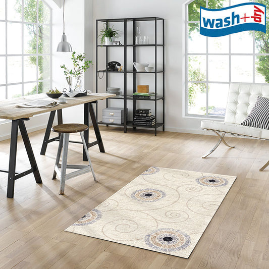 室内・屋外どちらでも使える機能性と丈夫さが魅力の洗える玄関マット 75×120cm  wash+dry(ウォッシュ アンド ドライ)  Chiaro