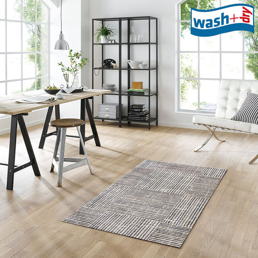 室内・屋外どちらでも使える機能性と丈夫さが魅力の洗える玄関マット 75×120cm  wash+dry(ウォッシュ アンド ドライ)  Canvas