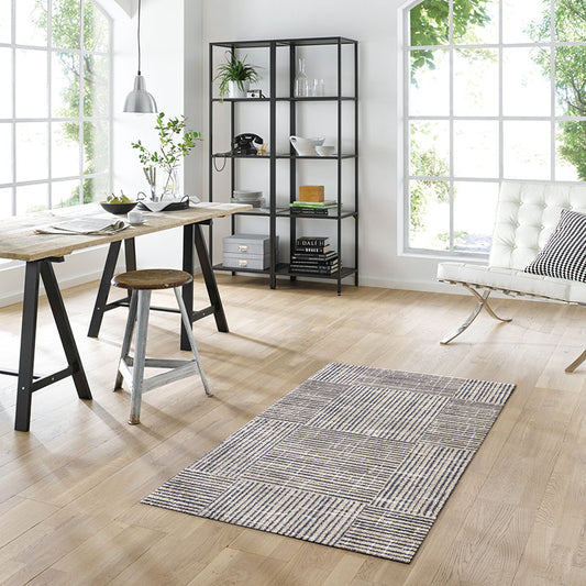 室内・屋外どちらでも使える機能性と丈夫さが魅力の洗える玄関マット 75×120cm  wash+dry(ウォッシュ アンド ドライ)  Canvas