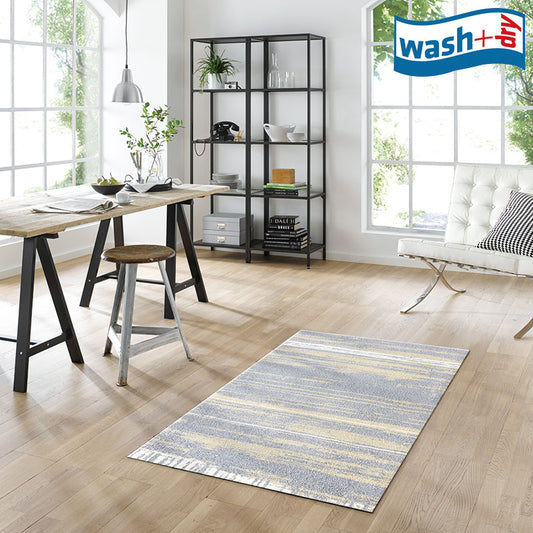 室内・屋外どちらでも使える機能性と丈夫さが魅力の洗える玄関マット 75×120cm  wash+dry(ウォッシュ アンド ドライ)  Abadan sand