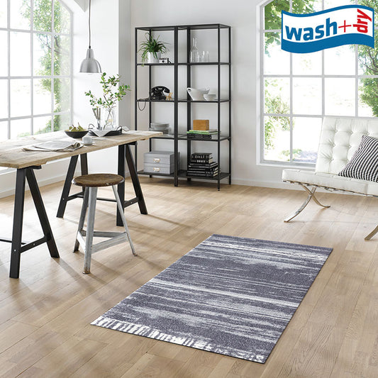 室内・屋外どちらでも使える機能性と丈夫さが魅力の洗える玄関マット 75×120cm  wash+dry(ウォッシュ アンド ドライ)  Abadan stone