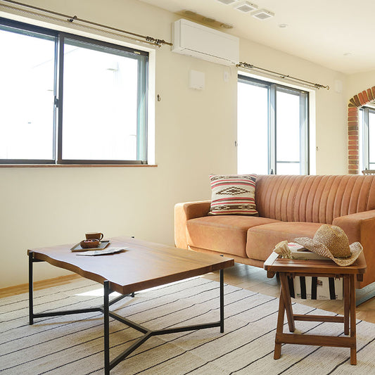 天然素材！インド製綿100％の肌触りが気持ちいいナチュラルコットンラグ Natura - ナチュラ