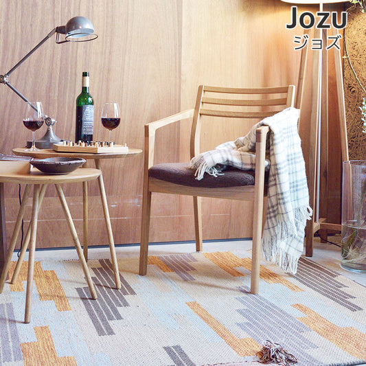 天然素材！インド製綿100％の肌触りが気持ちいいナチュラルコットンラグ Jozu - ジョズ