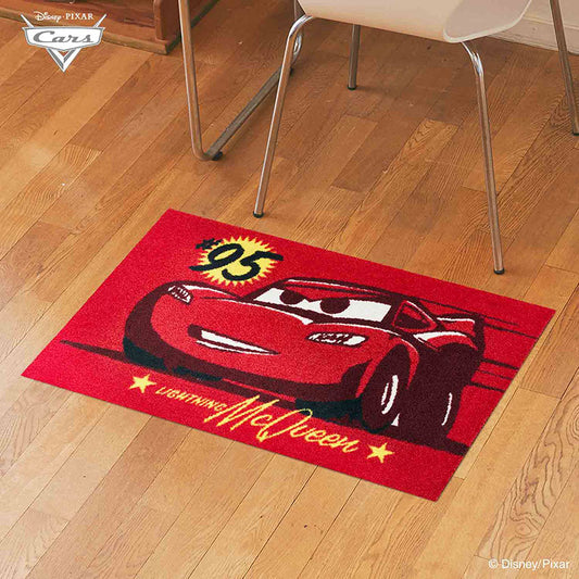 室内・屋外どちらでも使える機能性と丈夫さが魅力の洗える玄関マット 50×75cm  wash+dry(ウォッシュ アンド ドライ)  Cars/カーズ マックイーン