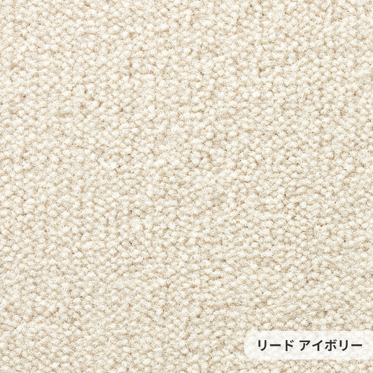 ミックス感のある糸を使い色に絶妙な深みを与え使いやすい色を厳選したナイロンカーペット Lead - リード アイボリー