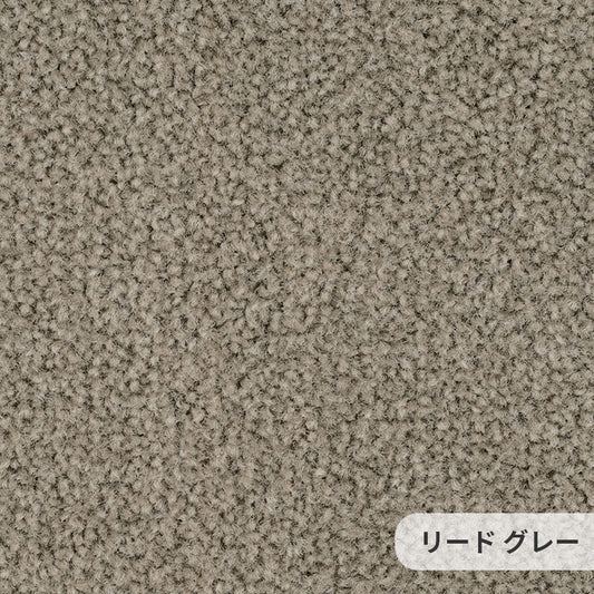 ミックス感のある糸を使い色に絶妙な深みを与え使いやすい色を厳選したナイロンカーペット Lead - リード グレー