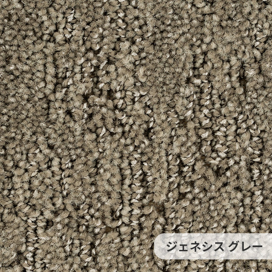 雄大な自然を思わせる有機的なデザイン、カット＆ループで色彩に深みを与え上質な質感を表現 ナイロンカーペット Genesis - ジェネシス グレー