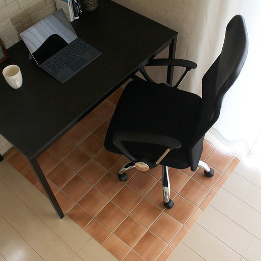 はっ水・抗菌・防炎・滑り止めシール付！リモートワーク・在宅ワークにぴったりなデスクマット Pottery  - ポタリー オレンジ