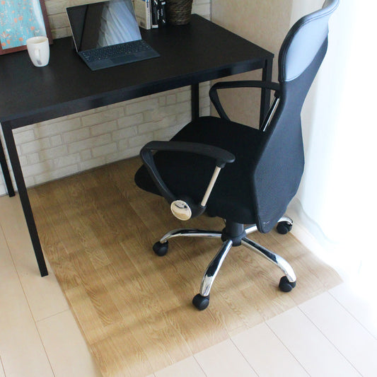 はっ水・抗菌・防炎・滑り止めシール付！リモートワーク・在宅ワークにぴったりなデスクマット NORFOLK  - ノークフォークライトオーク