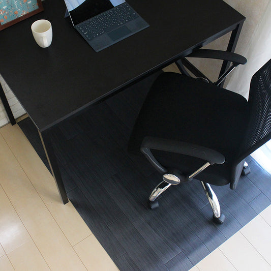 はっ水・抗菌・防炎・滑り止めシール付！リモートワーク・在宅ワークにぴったりなデスクマット UTAN  - ユータン ブラック